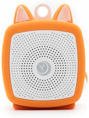 Yogasleep Pocket Baby Soother Fox, White Noise Machine, 6 Soothing Sounds & Timer for Better Sleep, Includes Brown Noise & Lullabies, Compact Size for Travel & Child Safe, Must Have Registry Gift