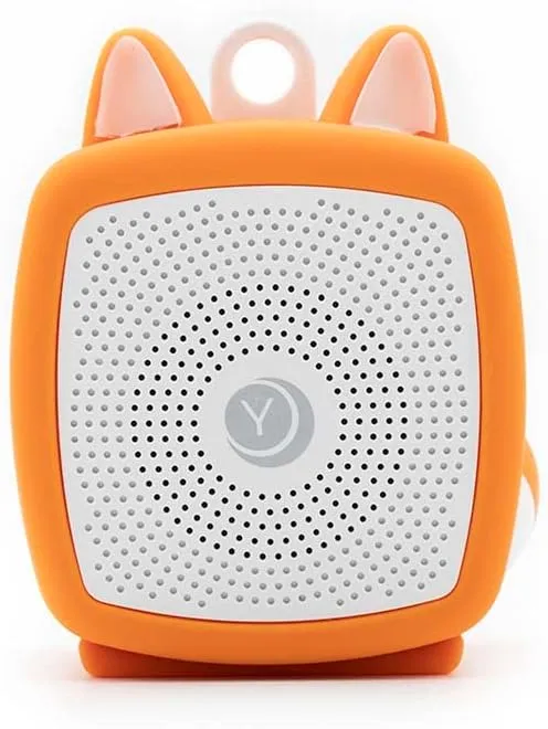 Yogasleep Pocket Baby Soother Fox, White Noise Machine, 6 Soothing Sounds & Timer for Better Sleep, Includes Brown Noise & Lullabies, Compact Size for Travel & Child Safe, Must Have Registry Gift
