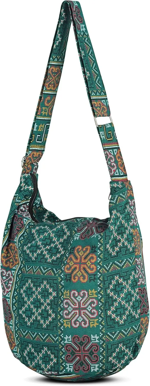 Your Cozy Hobo Sling Bags For Women Crossbody Bag Thai Top Handmade Shoulder Bag with Adjustable Strap