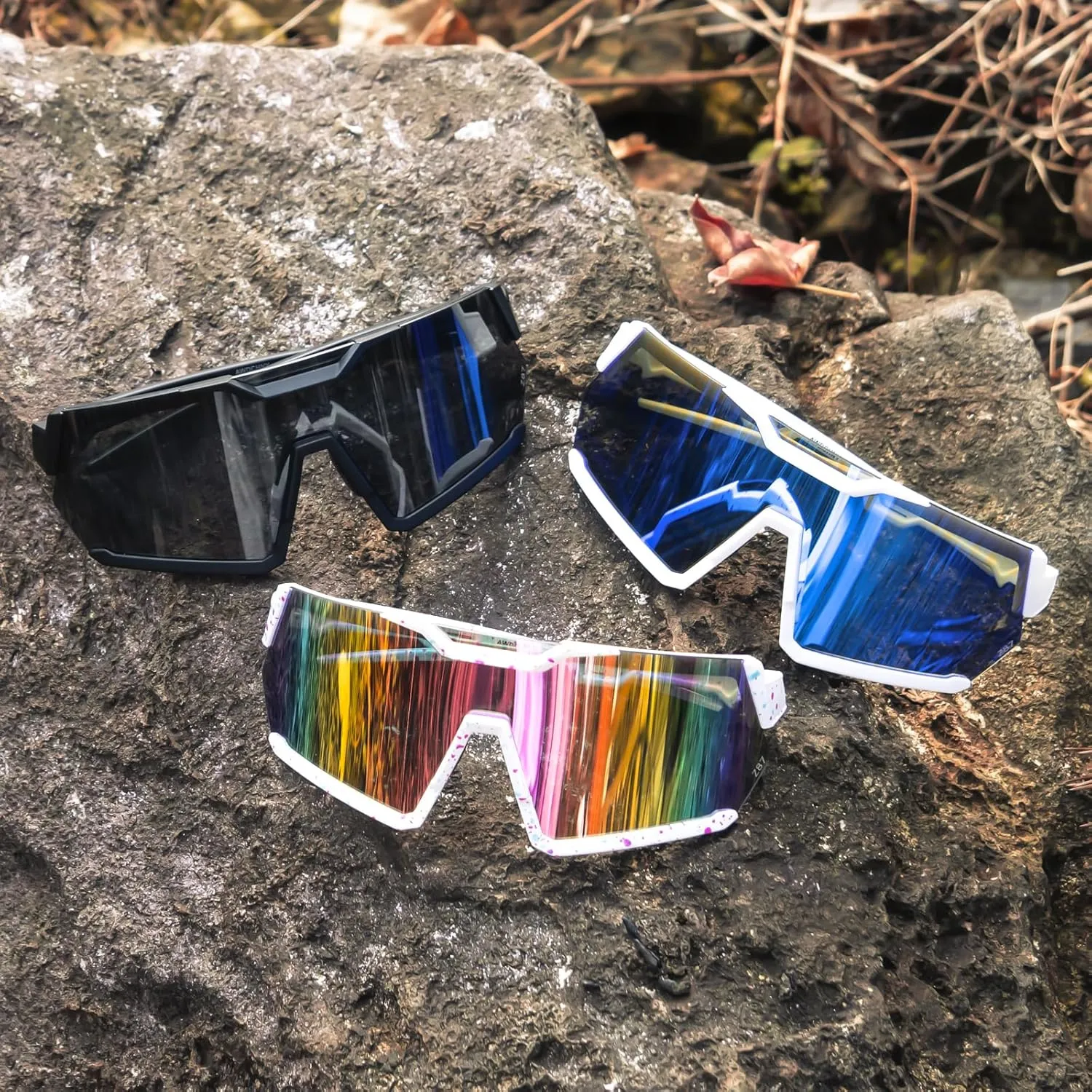 Z87 Sunglasses for Men Women Safety Sports Sunglasses for Running Cycling ANSI Z87 TR90 Frame UV400 Protection 8001