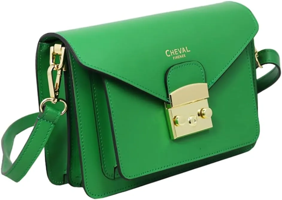 Zaniah Shoulder Bag, Genuine Leather Made in Italy