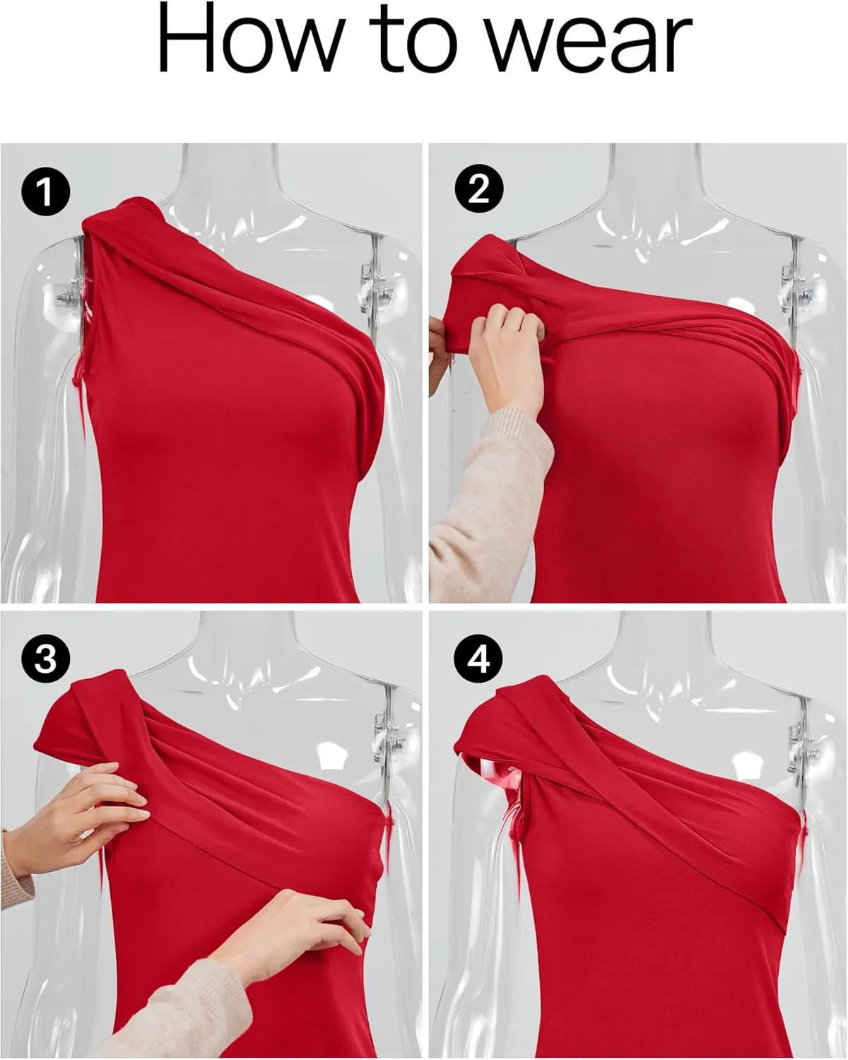 ZESICA Women's One Shoulder Tank Tops 2025 Summer Sleeveless Going Out T Shirts Knit Slim Fit Fashion Tee Top