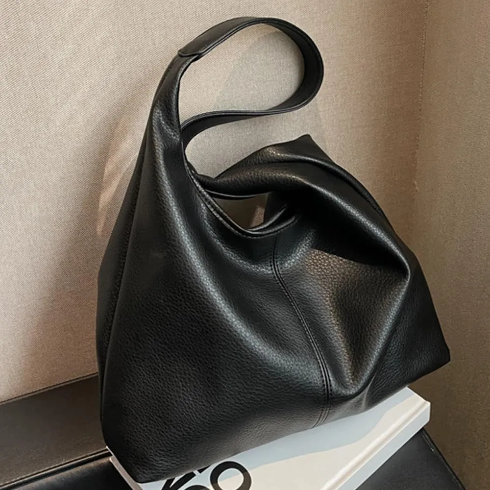 ZiMing Shoulder Bag for Women - Soft Leather Hobo Handbag Tote Large Purse With Single Strap and Wallet - 2 Pcs Set