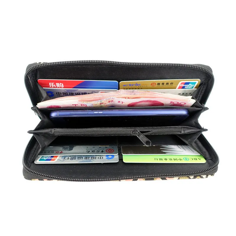Zipper Dog Design Long Wallet