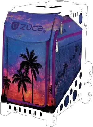 ZUCA Island Life Sport Insert Bag (Bag Only) - Beautiful Sunset and Palm Trees Design