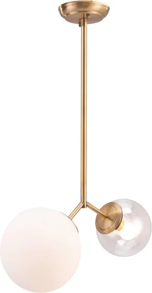 Zuo Constance Ceiling Lamp Brass