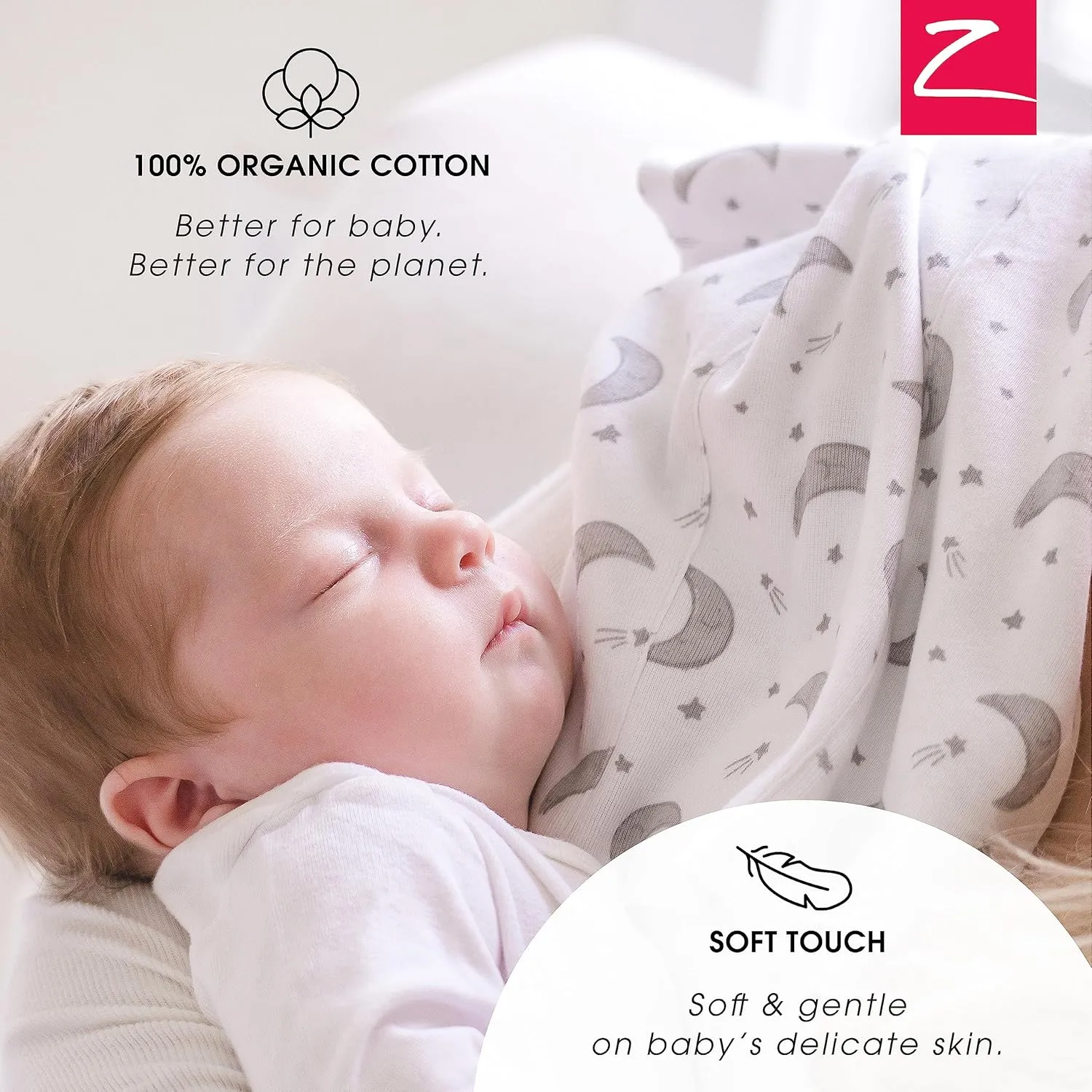 Zutano 5-Pack Organic Burp Cloths for Baby Girl & Boy, Large Cotton Burping Cloths for Babies | Absorbent Baby Spit-Up Rags | Gender Neutral Burp Clothes | Newborn Essentials, Dino Party
